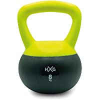 JOWY Pesa Rusa o Pesa Kettlebell 8kg- 12kg Y 16kg- PVC rellena de Fina Arena de Acero- Ideal para Ejercicios y…